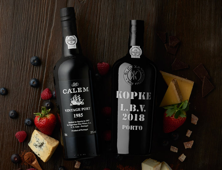 Cálem Vintage Port 1985 and Kopke LBV 2018