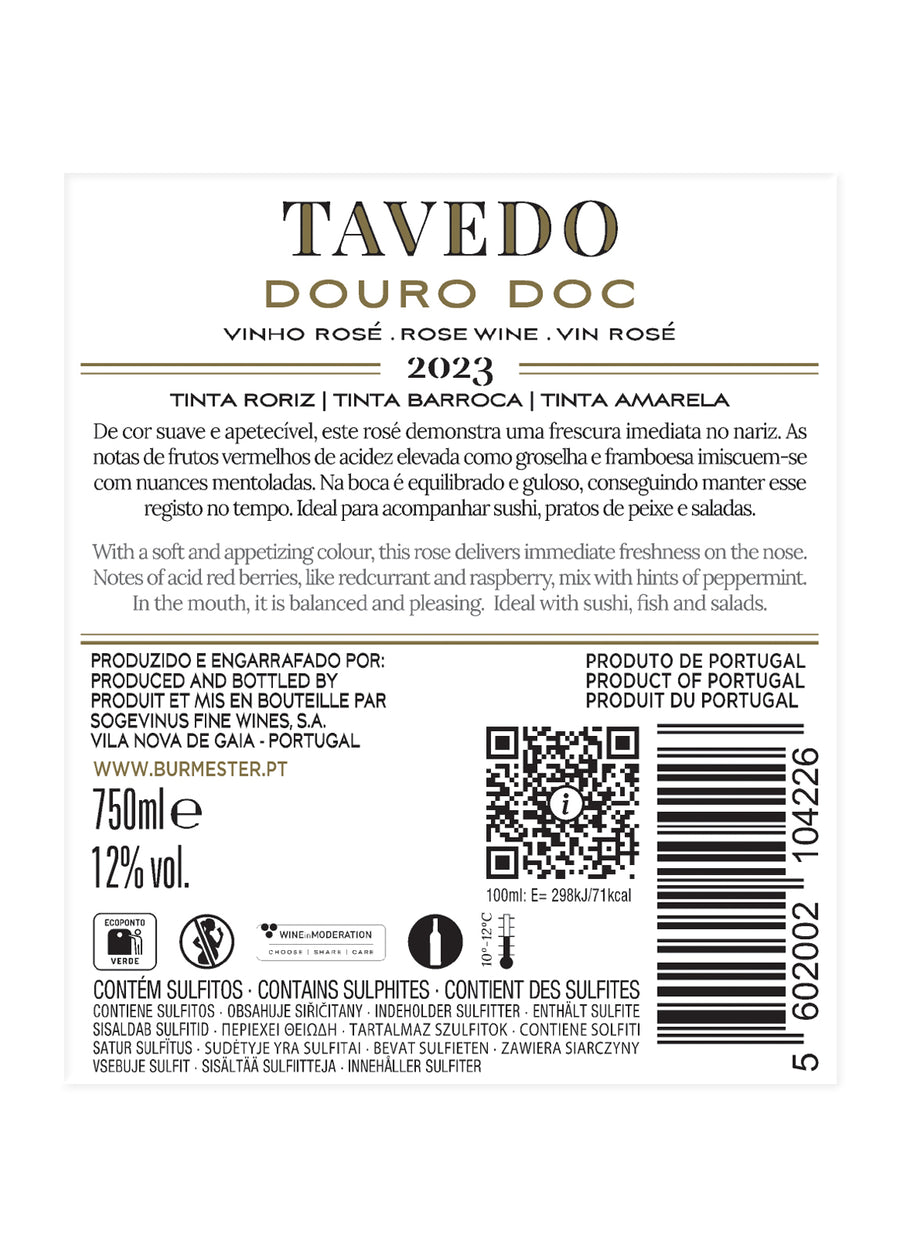 VINHO DO DOURO TAVEDO ROSÉ 2023